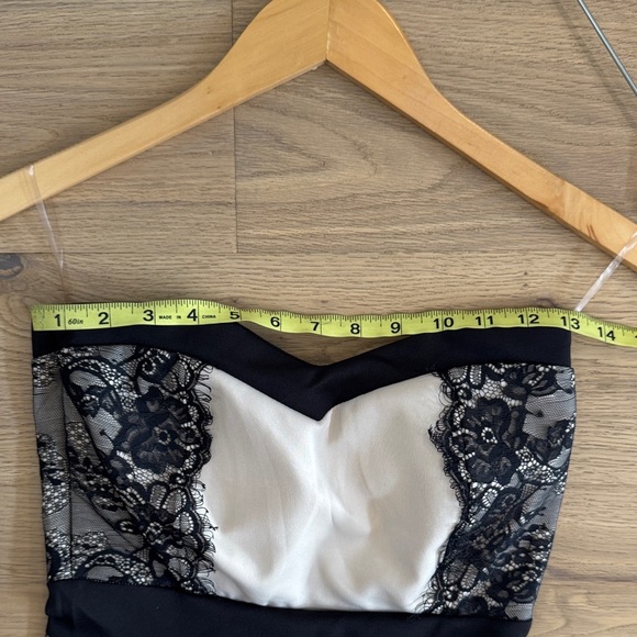 Ardene Strapless Black and Cream Dress - Picture 6 of 7